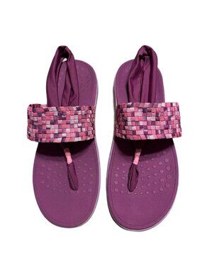 Vionic Sandals Womens Size 10 Comfort Berry Pink Serene Tia Active Slingback